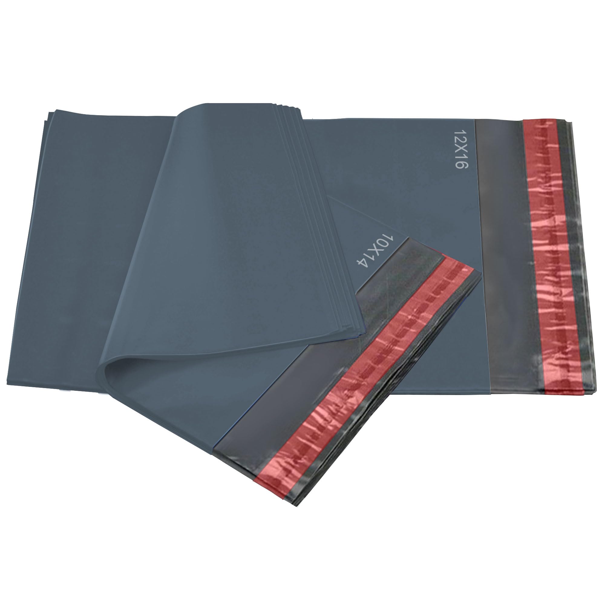 50 Mixed Grey Mailing Poly Postal Self Seal Bags 2 Sizes 25 from Each iSOUL Small to Large Mailing Bags Postage Packaging Assorted Mailers