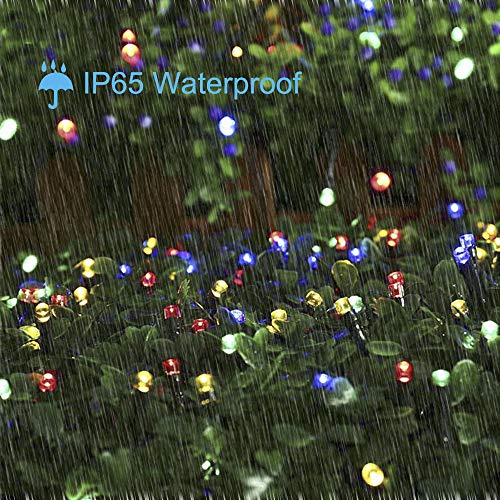 SOLARBABY Solar Christmas Lights,72ft 200 LED Outdoor Solar String Lights Waterproof Solar Power String Lights Outdoor Decoration Lighting for Christmas Wedding Holiday Party Xmas Tree, Multicolor
