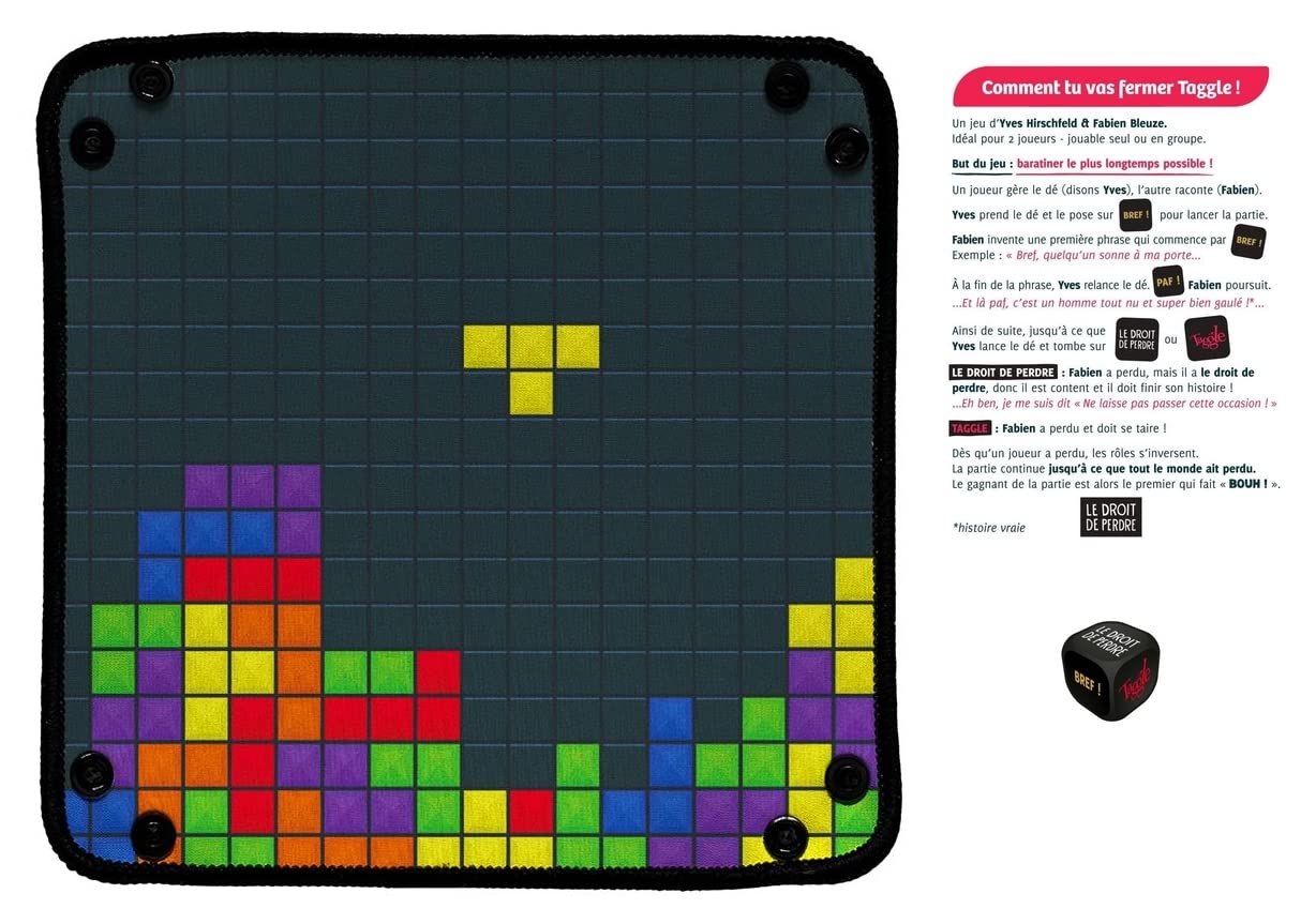 Set: Dice Track + Mini Games "How You Vas Close Taggle" (Retro Block)