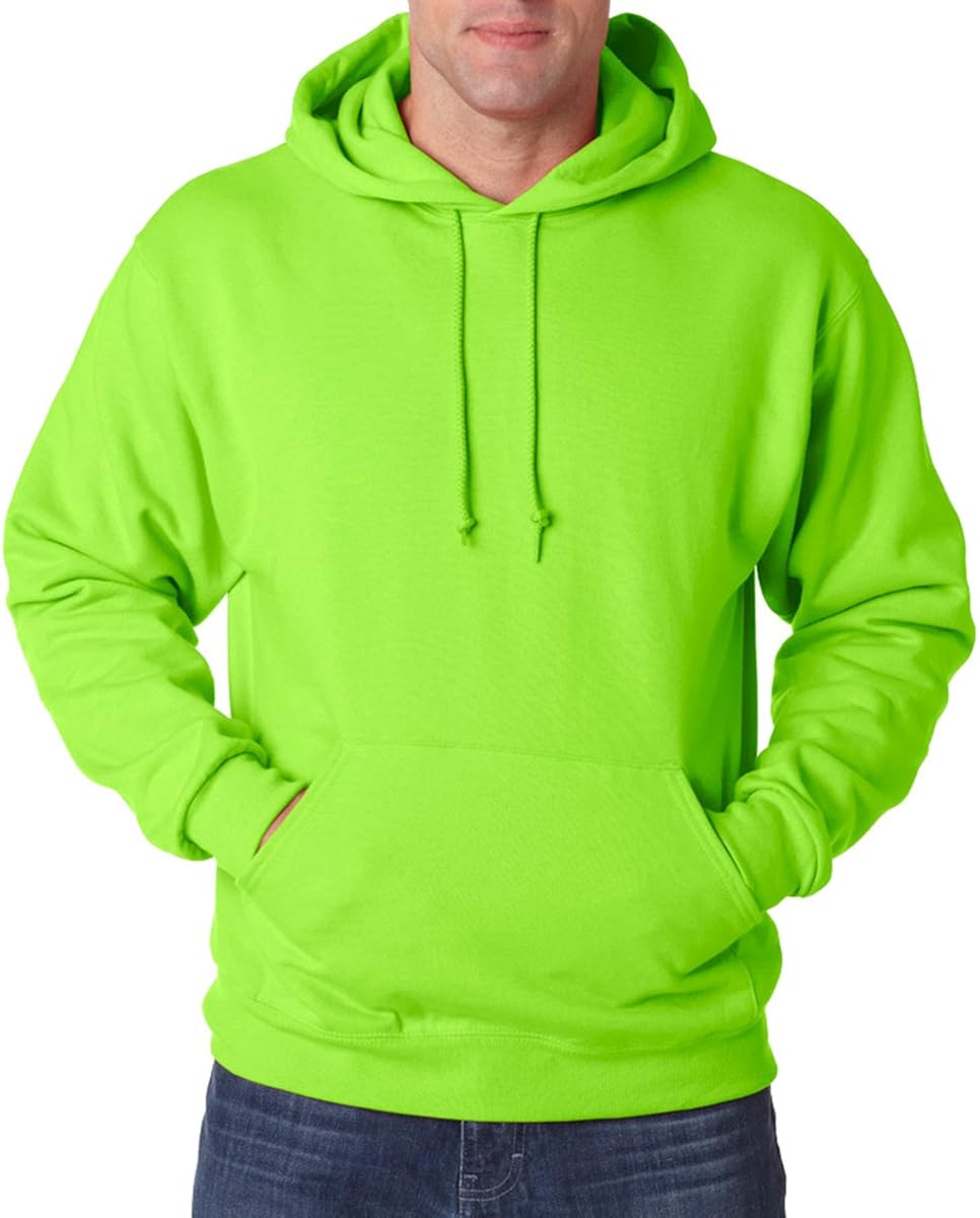 neon green hoodie