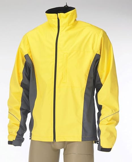 yellow cycling jacket mens