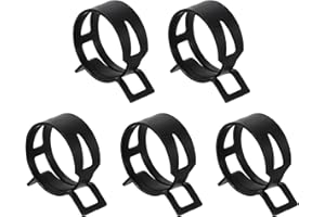 HARFINGTON 5pcs Spring Band Type Hose Clamps 30mm Fuel Line Hose Spring Clip Silicone Vacuum Hose Pipe Clamp Low Pressure Tub