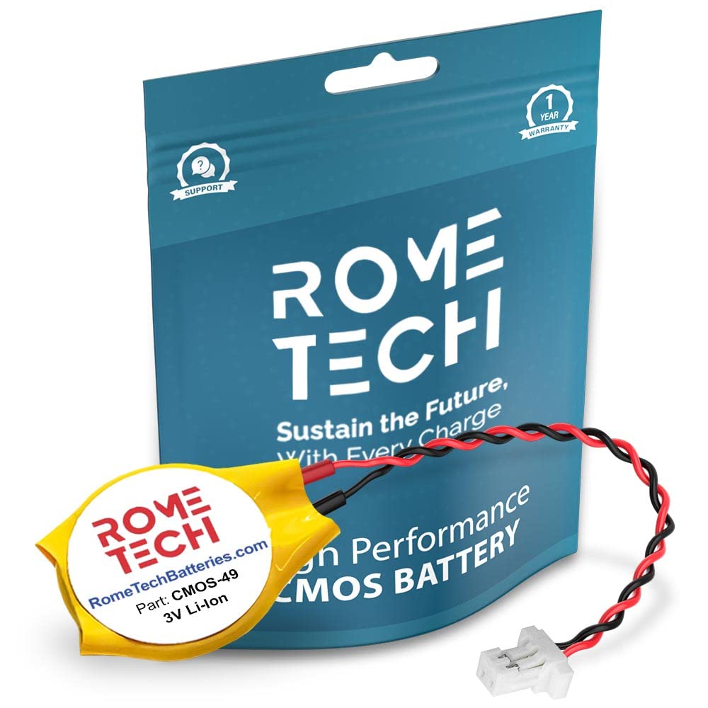 Rome Tech CR 2032 CMOS BIOS Battery for DELL Vostro