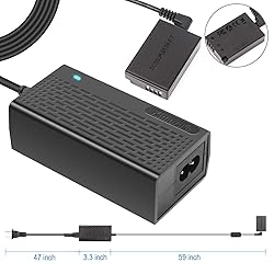 Kimaru ACK-E17 DR-E17 DC Coupler Dummy Battery AC