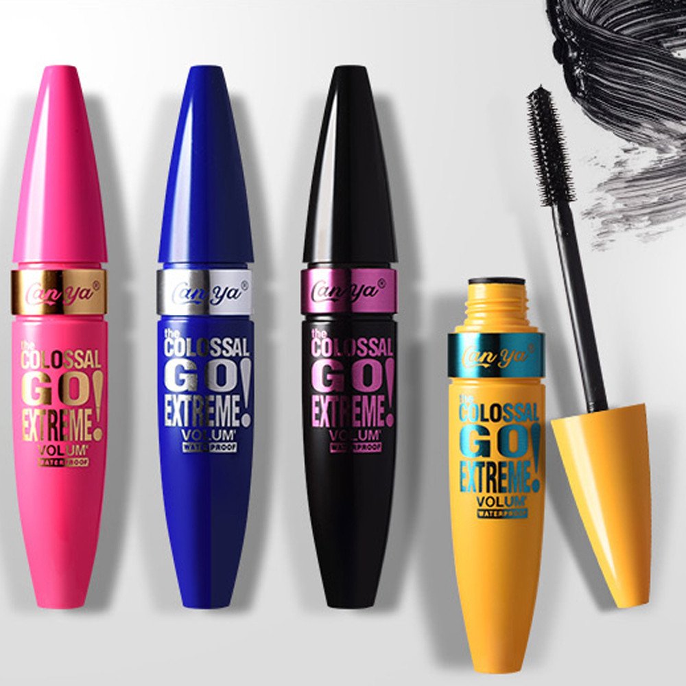 URSING 4D Eyelash Mascara, Extra Long Lash Mascara Waterproof Not Blooming Curling Natural Eye Makeup Long Lasting