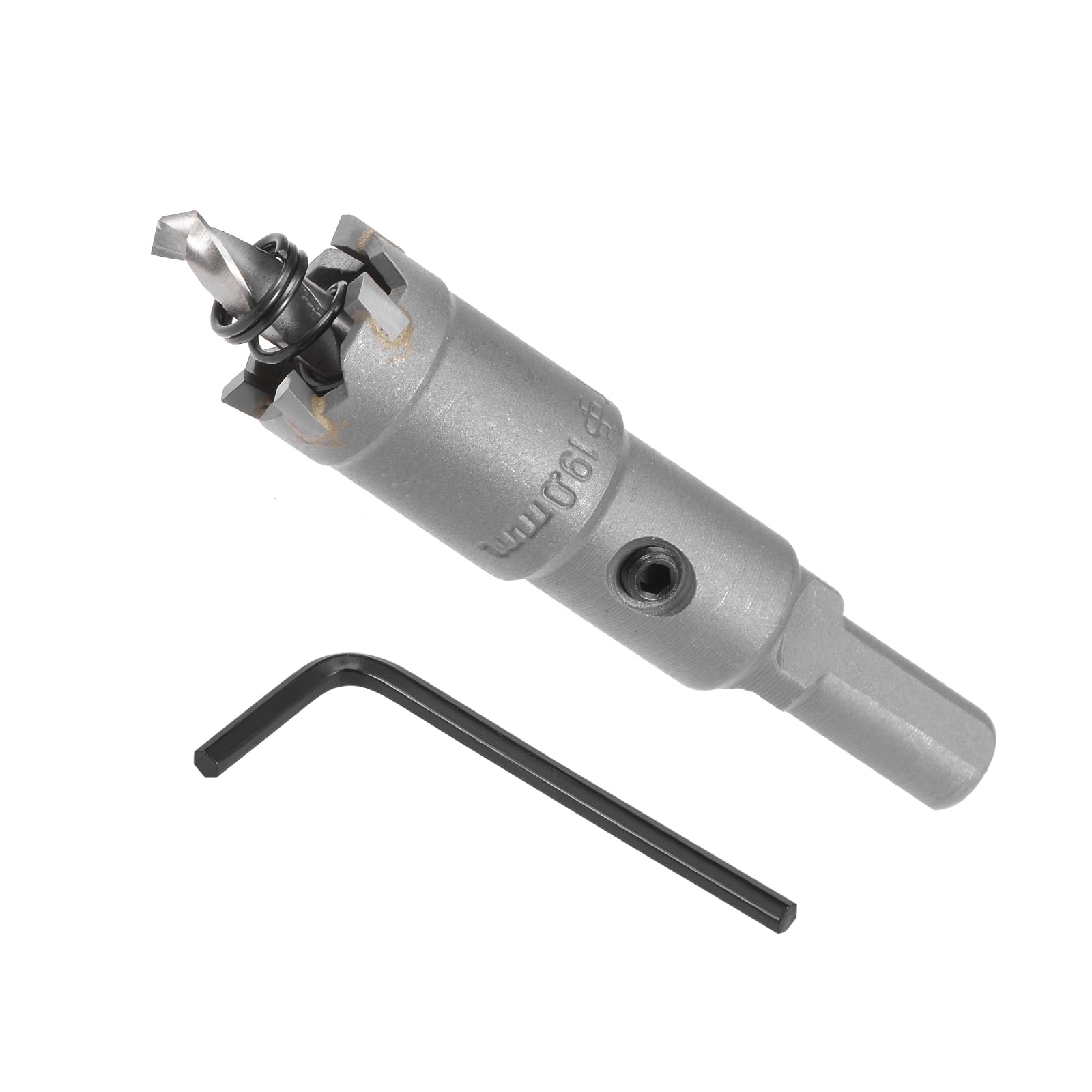 CoCud Carbide Hole Saw, 0.7 Inch/19mm Diameter, Metal Steel Hole Cutters Drill Bit - (Applications: for Metal Wood), 1-Pieces