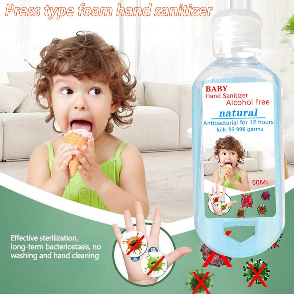 SHY Baby Instant Antibacterial Hand Sanitizer Gel - Kids Disposable Hand Sanitizer, Rinse Free Hand Soap Gel For Children - Efficient sterilization, Soft and Non-irritating (Travel Outfit)