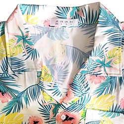 AINIKO Men's Short Sleeve Hawaiian Shirt Quick Dry