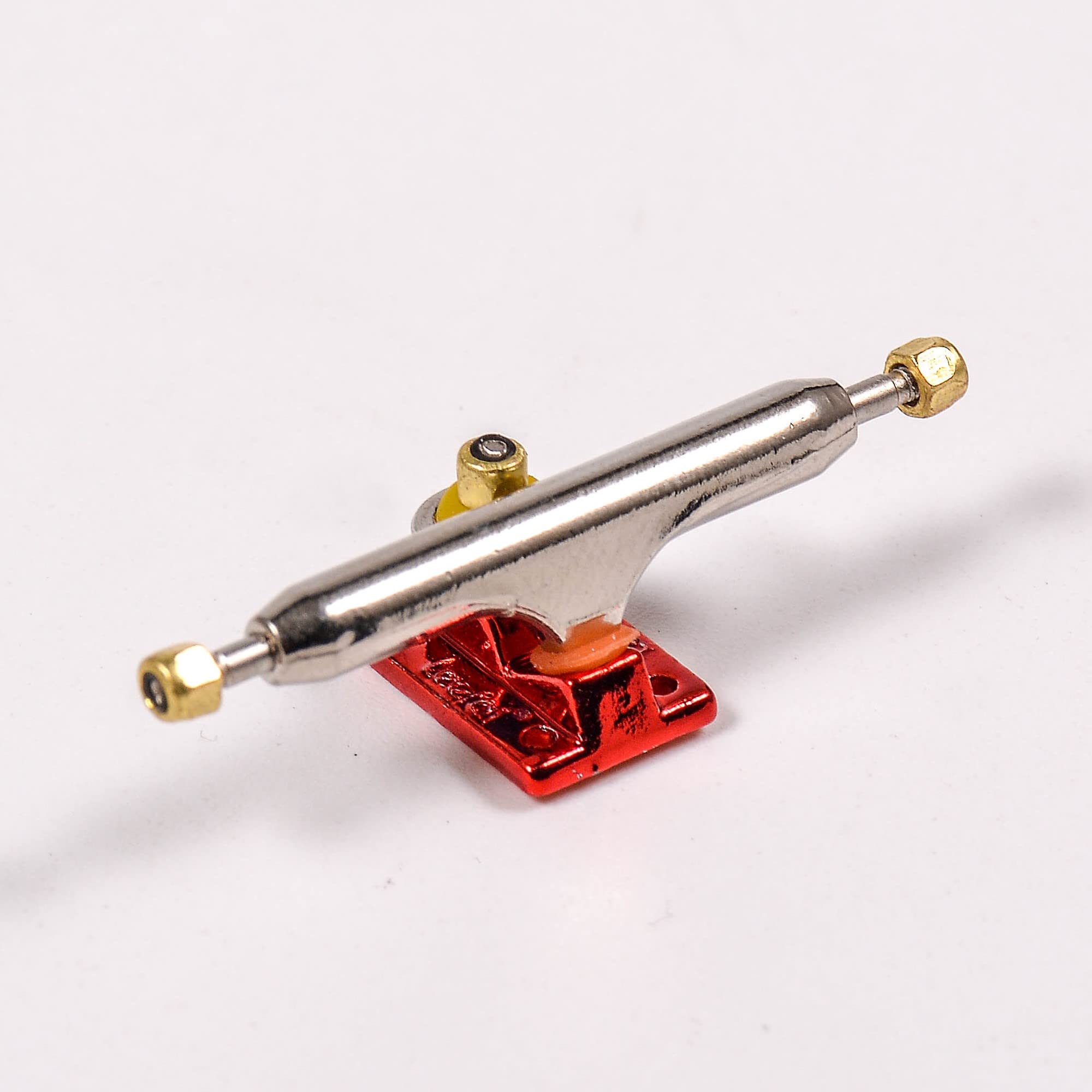 Fingerboard Trucks with Upgraded Urethane Bushings and Pivot Cup,34mm 32mm Width,Normal Kingpin (Red, 34mm)