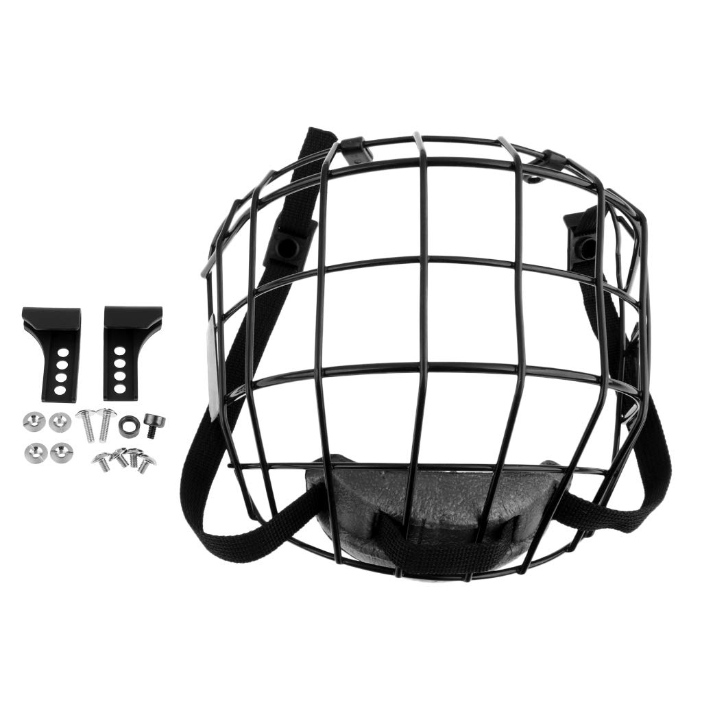 Protective Gear Baosity Hockey Helmet 4 Piece Chin Strap Black