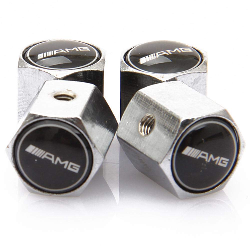 Neumáticos y llantas con Logotipo de AMG ATpart 4 Tapones de válvula antirrobo para neumáticos Neumáticos y llantas con Logotipo de AMG ATpart 4 Tapones de válvula antirrobo para neumáticos