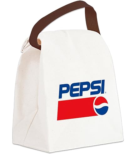 Amazon.com: CafePress Pepsi Modern Canvas Lunch Bag with Strap
