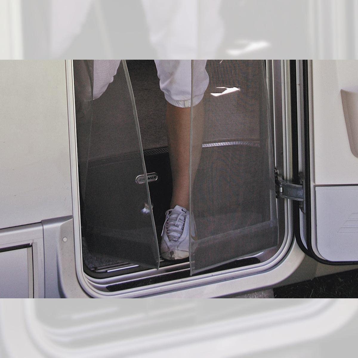 Fiamma Motorhome Mosquito 2-Panel Door Screen - protects your family from insects