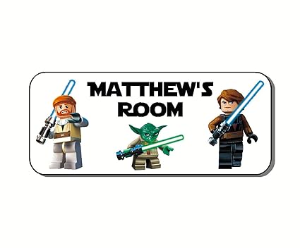 Solo Signs Uk Lego Star Wars Door Plaque Personalised Childrens Bedroom Gift Sign Ss30005
