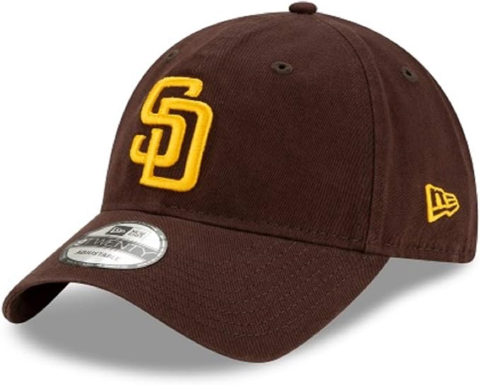 Amazon New Era サンディエゴ パドレス Mlb 公式調整可能ダッドハット フリーサイズ ブラウン キャップ 通販