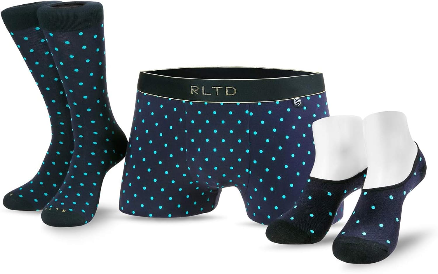 Related Garments Men's Matching Underwear and Sock Set, 3 Piece (1 Pack