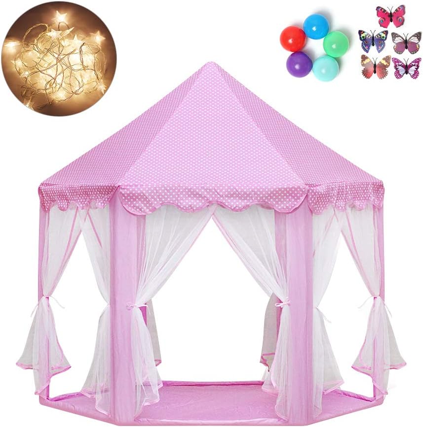 twinkle star princess castle play tent