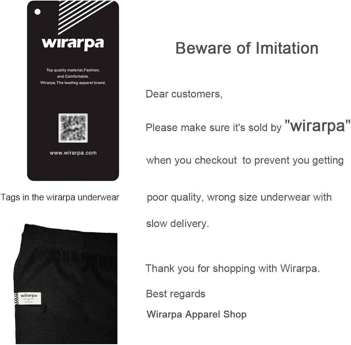 wirarpa Men's Breathable Modal Microfiber Trunks Underwear Covered Band Multipack: Clothing