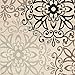 SUPERIOR Indoor Small Area Rug for Bedroom, Living/Dining Room, Entryway, Office, Farmhouse Aesthetic Floor Throw, Modern Floral Geometric Decor, Jute Backing, Leigh Collection, 3' x 5', Multi-colored