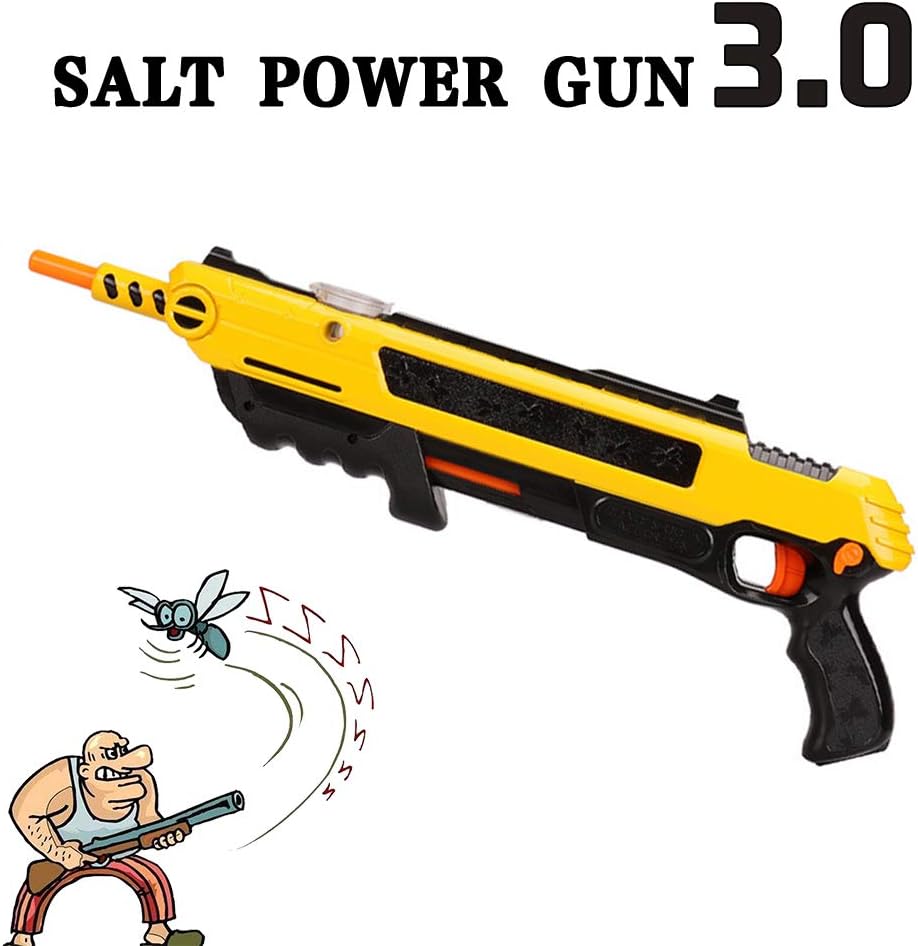 APOKI Salt Fly Killer Mosquito Killer Salt Bug Creative Mosquito Model Toy Fly Catcher Artifact Environmental Salt 3.0 Fly Killer For Adult Or Kids Blow Gift