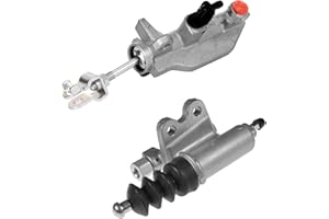 Clutch Master + Clutch Slave Cylinder Kit Compatible with Honda CRV RE2 2.0L/RE4 2.4L Civic 1.5 2.0 Accord 2.0L 2.4L 2007-201