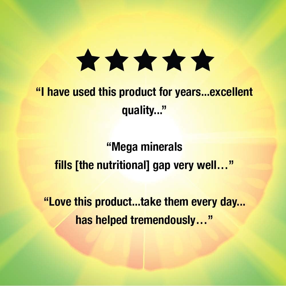 Nature’s Life Mega Minerals Complex | Complete Multi Mineral + Vitamin D Supplement | 250 Vegetarian Capsules: Health & Personal Care