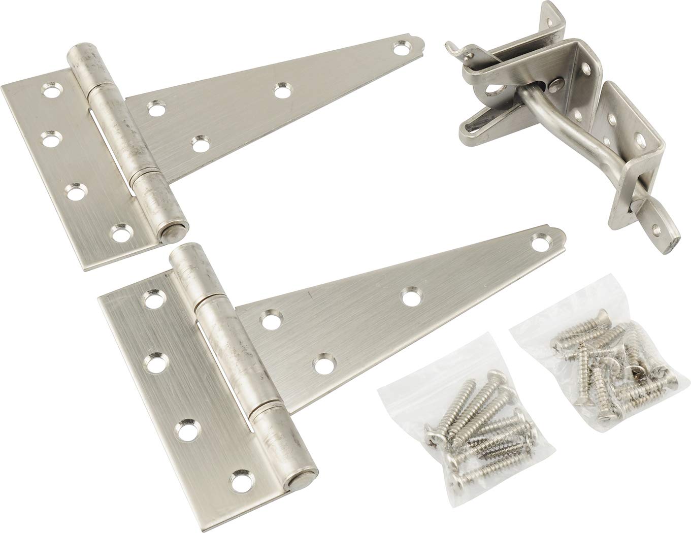 Hardware Essentials Stainless Steel Heavy Duty Gate Hardware Kit