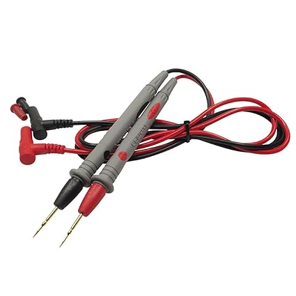 Phenovo 2 Pieces/Pair 108CM Black Red Multimeter Point Cables 1000V 20A Needle Points Multi Meter Test Probe Cord Tester