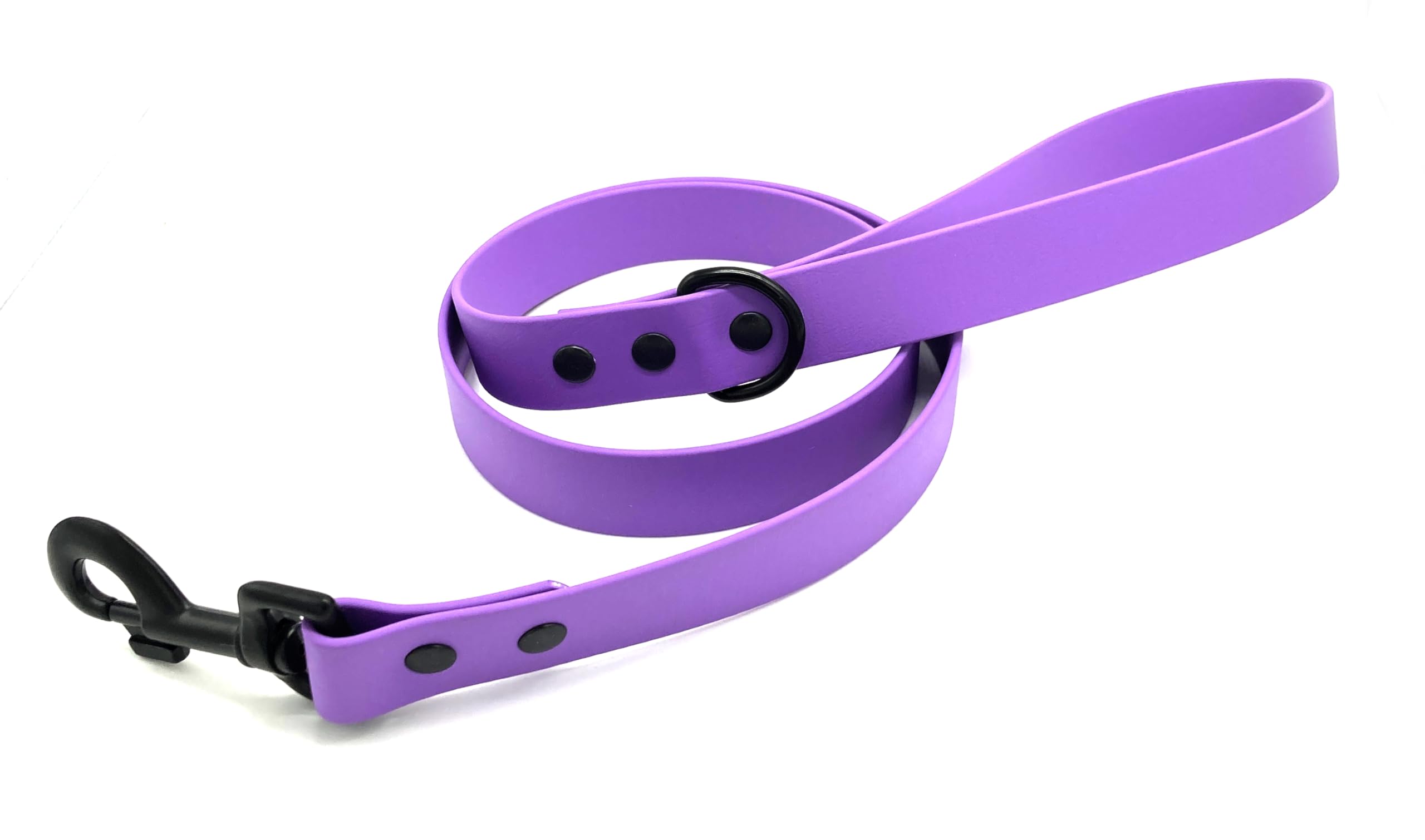 Waterproof Biothane Dog Lead Lavender L/XL