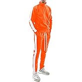 Bleecker and Mercer ReetUp Men's Active Athletic Training Sports Top and Bottom Tracksuit Set