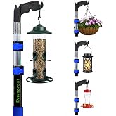 EVERSPROUT Telescoping Boat Hook | Floats, Scratch-Resistant, Sturdy Design | Durable &amp; Lightweight, 3-Stage Anodized Aluminum Pole | Threaded End for Boating Accessories