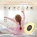 SOLMORE Wake Up Light Alarm Clock Digital LED Alarm Clock with Sunrise Simulation, 7 Colors Night Light, 6 Nature Sounds, FM Radio for Bedrooms Bedside and Kids Digital Clock