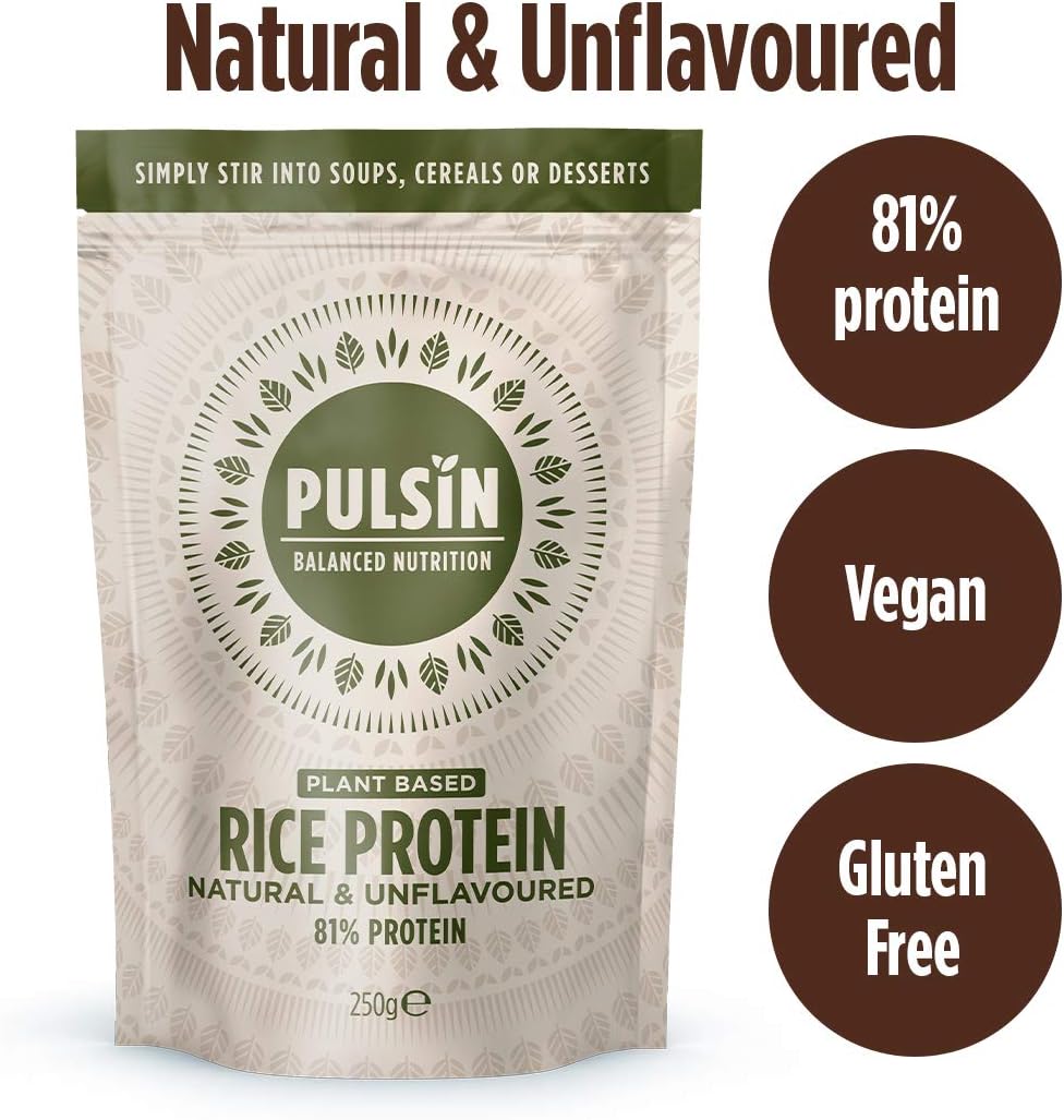 Pulsin' Protein Concentrate, Rice, 0.58 Pound: Health & Personal Care