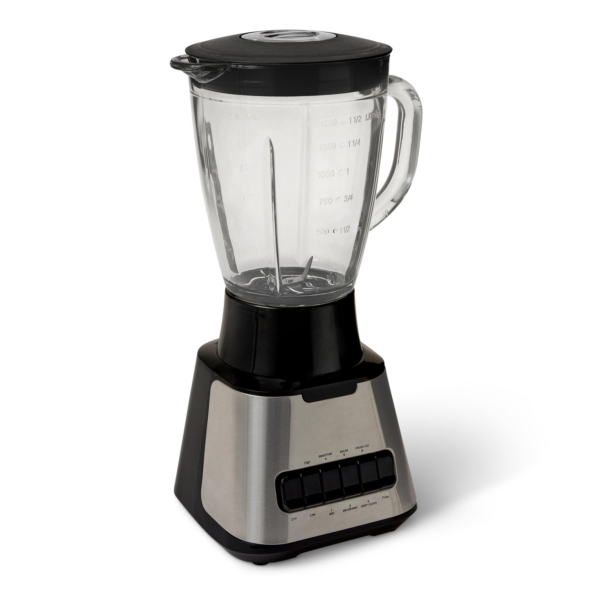Photo 1 of ************THIS IS ONLY THE GLASS PART, NO MOTOR INCLUDED*************
Amazon Basics 6-Cup (50 Fl. Oz) Countertop Blender, with 6 Pre-Programmed Functions, Pulse, Ice Crush, Stainless Steel Blades, Glass Jar, Up to 700W, Black & Silver