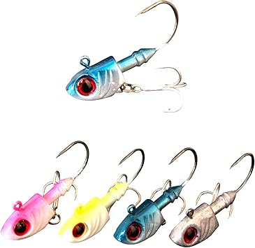 Amazon タックルタイム ジグヘッド セット ヒラメ ワインド 夜光 グロー 14g 21g 28g 14g 4個セット 各色1個 タックルタイム Tackletime ルアー