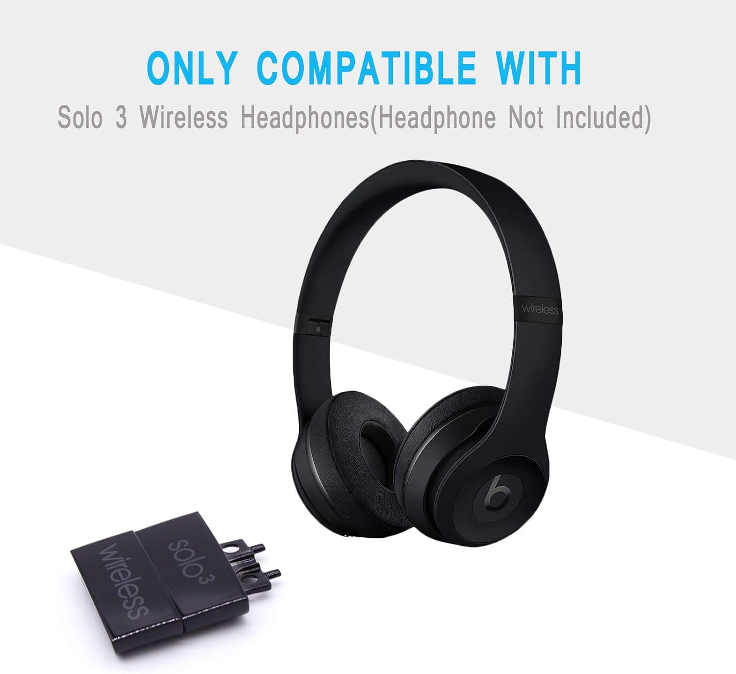 Replacement Headband Hinge Clip Cover + Pin Repair Parts Kits Set Accessories Compatible with Solo3 Wireless Solo2 Wireless Over-Ear Headphones (Black) - Image 4