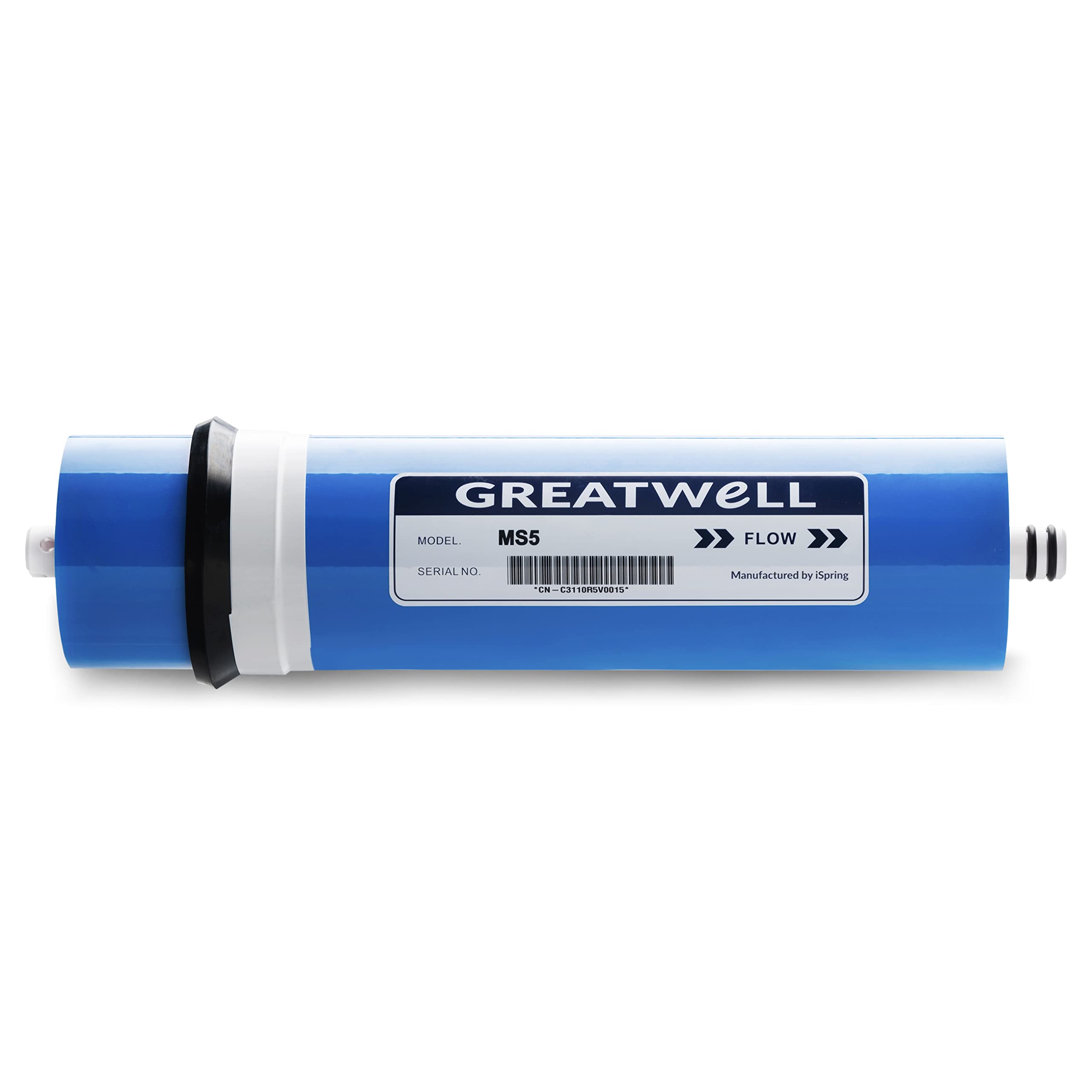 iSpring MS5 500GPD Reverse Osmosis (RO) Membrane Replacement 3.0" x 11.7", Fits RCS5T