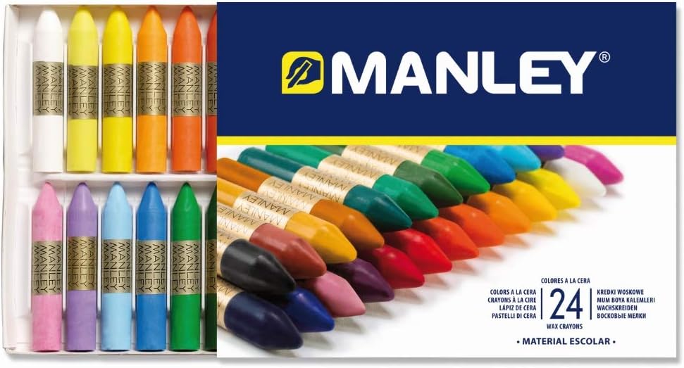 Manley 124 - Ceras, 24 unidades: Amazon.es: Oficina y papelería