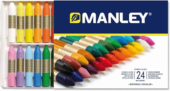 Manley 124 - Ceras, 24 unidades: Amazon.es: Oficina y papelería