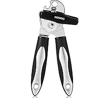 Can Opener, Kitchen Durable Stainless Steel Professional Heavy Duty Can Opener Manual Smooth Edge Food Safety Cut 3-in-1…