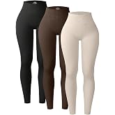 Blisset High Waisted Leggings 3 Pack – Tummy Control, Non-See-Through, Soft 4-Way Stretch For Yoga & Workouts