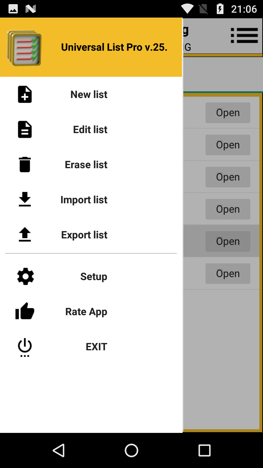 Universal list Free will help you organize and manage details of duties, ideas
