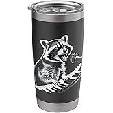 Piano Raccon Singer Singing Music Coon Vocalist Pianist Stainless Steel Insulated Tumbler