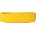 Suddora Workout Headband for Men and Women, Moisture-Wicking Athletic Sweatband, Lightweight Cotton Terry Cloth Bands for Basketball, Tennis, Football, Gym, Running, Cosplay & Costumes
