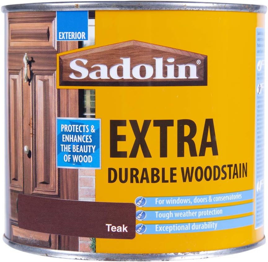 Sadolin Extra Durable Woodstain Teak 0.5 L Brand Sadolin
