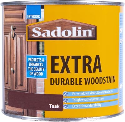Sadolin Extra Durable Woodstain Teak 0.5 L Brand Sadolin