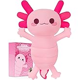 Microwave Heating Pads for Cramps & Period Pain Relief, 16" x 11" Cuddle Cute Axolotl Heating Pad for Menstruation,Back Pain, Period Cramps,Neck Shoulder, Moist Heat Pad Gifts for Women & Girls