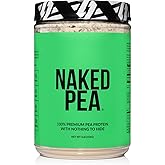 Naked Pea - Pea Protein Isolate - Plant Based, Vegetarian & Vegan Protein. Easy to Digest, Non-GMO, No Lactose, No Soy and Gluten Free - 15 Servings