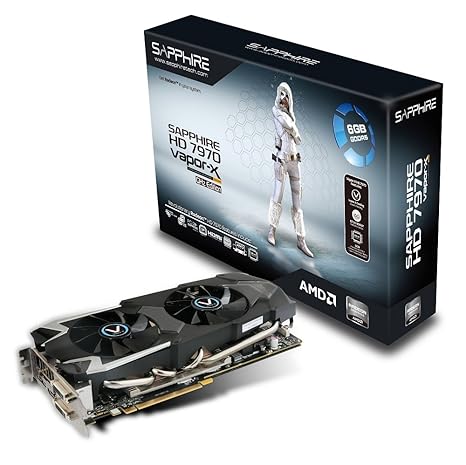 Sapphire ATI HD 7970 Grafikkarte (PCI-e, 6GB GDDR5 Speicher, HDMI, DVI, 2X Mini-DisplayPort, 1 GPU)