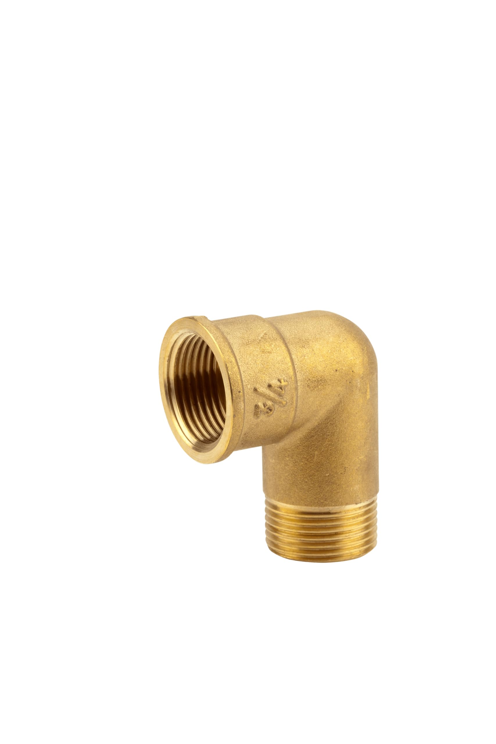 GARDENA Brass angle with internal and external Threads: Elbow with 26.5 mm (3/4 ") - Thread, For changing The direction Of Pipes / Hoses (7283-20)